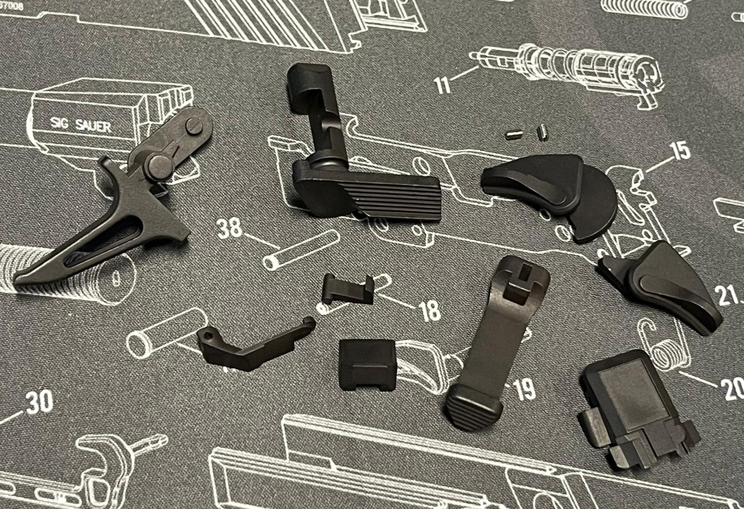 G&P Steel Parts Kit for SIG AIR / VFC P320 M17 / M18 Airsoft GBB Series