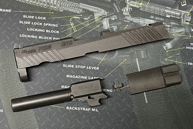 Bomber CNC Steel P320 M18 Slide Kit for SIG / VFC M17 GBB series
