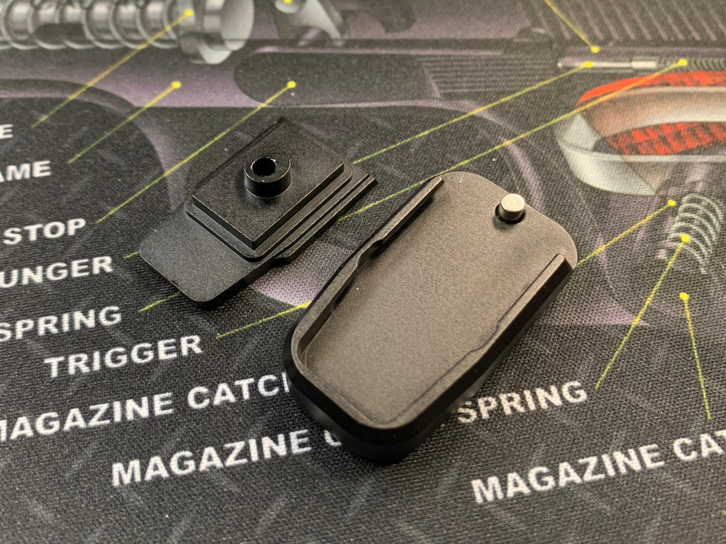 Bomber Magazine Pad Extension for Umarex / VFC / Taiwan Airsoft G42 GBB series - Short