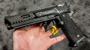 Bomber CNC Aluminum STI style Tactical Magwell for Marui Hi-Capa GBB series - Black