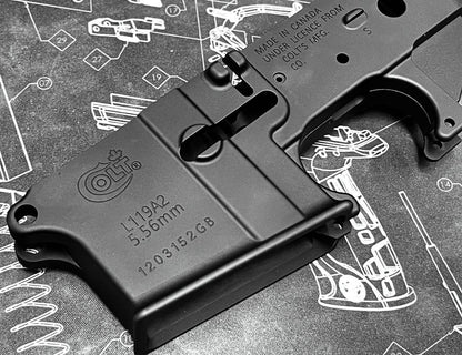 Bomber CNC Aluminum L119A2 style Lower receiver for Tokyo Marui MWS GBB series