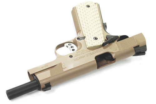 Guarder Springfield Aluminum Slide & Frame Kit for Marui MEU (Tan ...