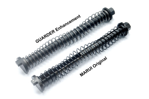 Guarder Steel Recoil Guide Rod spring set for MARUI M&P9 GBB series - Black
