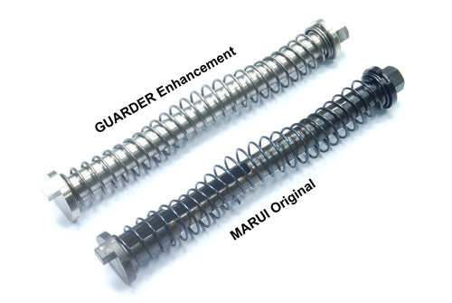 Guarder Steel Recoil Guide Rod spring set for MARUI M&P9 GBB series - Silver