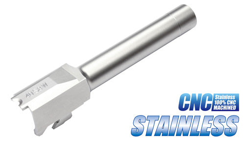 Guarder .40 S&W Stainless Outer Barrel for Marui M&P9 GBB - Silver
