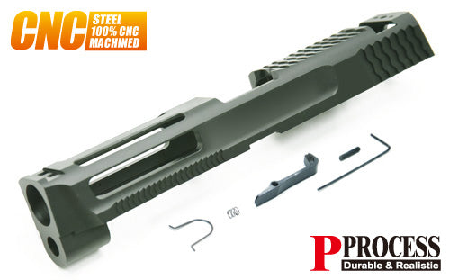 Guarder Steel CNC Slide for M&P9 (C-Custom/Black) No Marking