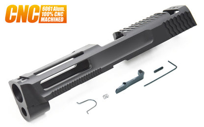 Guarder CNC Aluminum ATI-style Slide for Marui M&P9 GBB series - Black