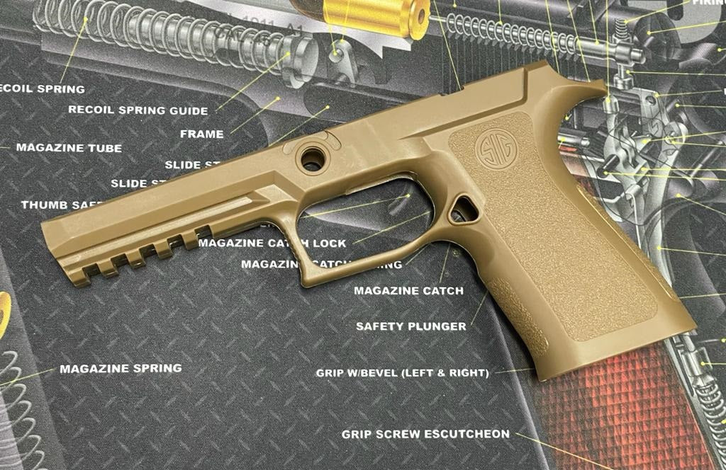 Nova P320 X-Series Custom Polymer frame for SIG / VFC M17/M18 GBB series ( Full Rail size )