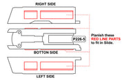 Guarder Metal Slide & Frame for MARUI P226 E2 (Alum. Original /No Marking )