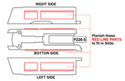 Guarder Metal Slide & Frame for MARUI P226 E2 (Dual Black)