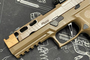 Boomarms Custom - SIG M18 ProCut x Compensator slide set Airsoft GBB - Cerakote Coyote Tan