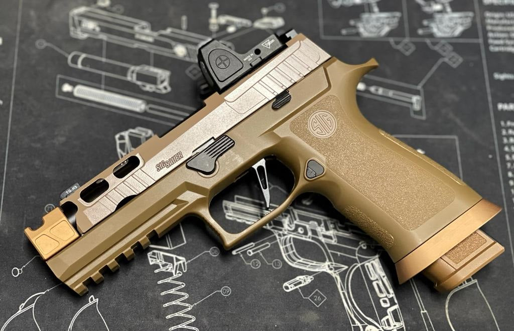 Boomarms Custom - SIG M18 ProCut x Compensator slide set Airsoft GBB -