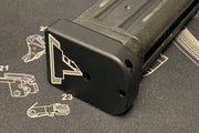 Bomber CNC Aluminum T-style Magazine Pad Extension for Marui Hicapa GBB Magazine ( Functional )