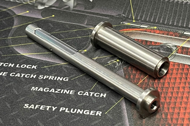 Nova Stainless QD 5inch Recoil Spring Plug & Guide Rod Set - Silver