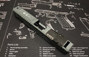 Bomber SSVI-style Battle Plate cover for RMR Slide - Black