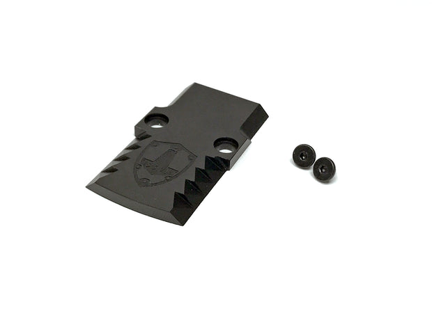 Bomber SSVI-style Battle Plate cover for RMR Slide - Black