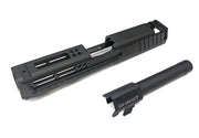 NOVA SSVI style CNC Aluminium Slide set for Umarex / VFC VP9 GBB series - Black