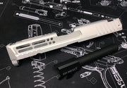 NOVA SSVI style CNC Aluminium Slide set for Umarex / VFC VP9 GBB series - Silver