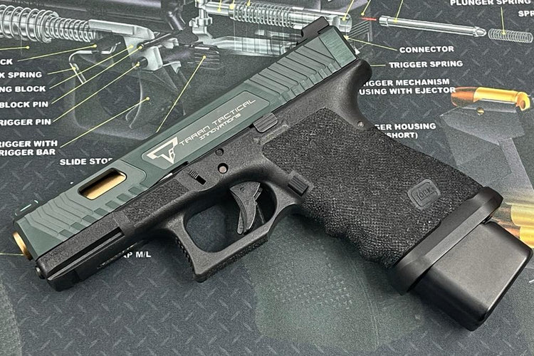 NOVA CNC Aluminum T-style G17 Gen4 Slide set for Tokyo Marui G17