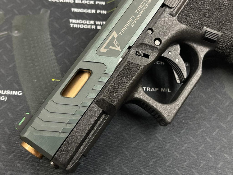 NOVA CNC Aluminum T-style G17 Gen4 Slide set for Tokyo Marui G17