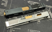 Bomber CNC Aluminum T-style G19 RMR Cut Slide Kit for Tokyo Marui G19 Gen3 GBB series