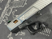 Boomarms Custom - T-style "Sofia" G19 Airsoft GBB - Matt Shiny Silver color