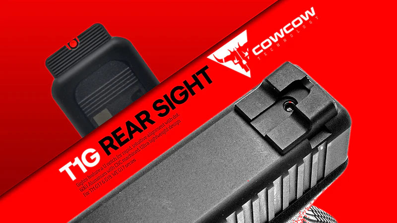 CowCow T1G Rear Sight For Marui G17/G19, WE G17 GBB