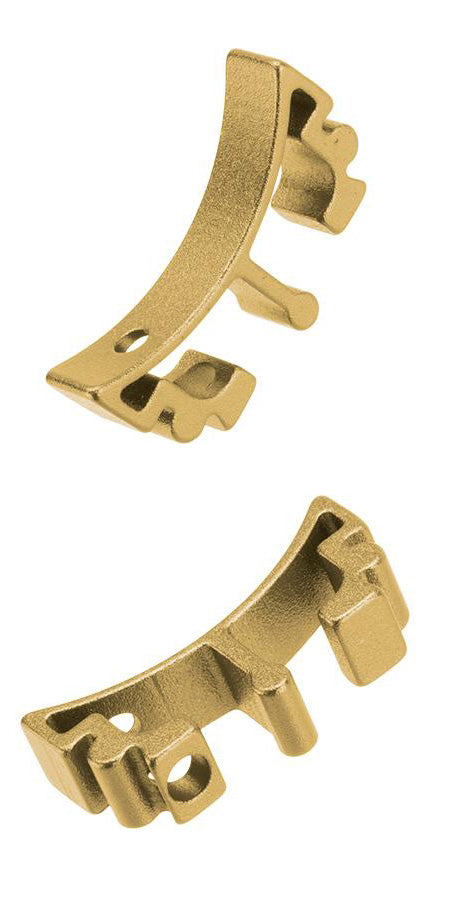 Nova CNC Aluminum Puzzle Trigger set for Tokyo Marui Airsoft Hi-Capa GBB Pistol series - Golden