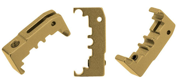 Nova CNC Aluminum Puzzle Trigger set for Tokyo Marui Airsoft Hi-Capa GBB Pistol series - Golden