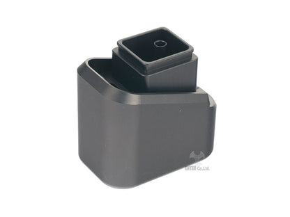 Bomber CNC Aluminum T-style ( Long ) Magazine Pad Extension for Marui Airsoft G17/22/34 GBB series - Functional