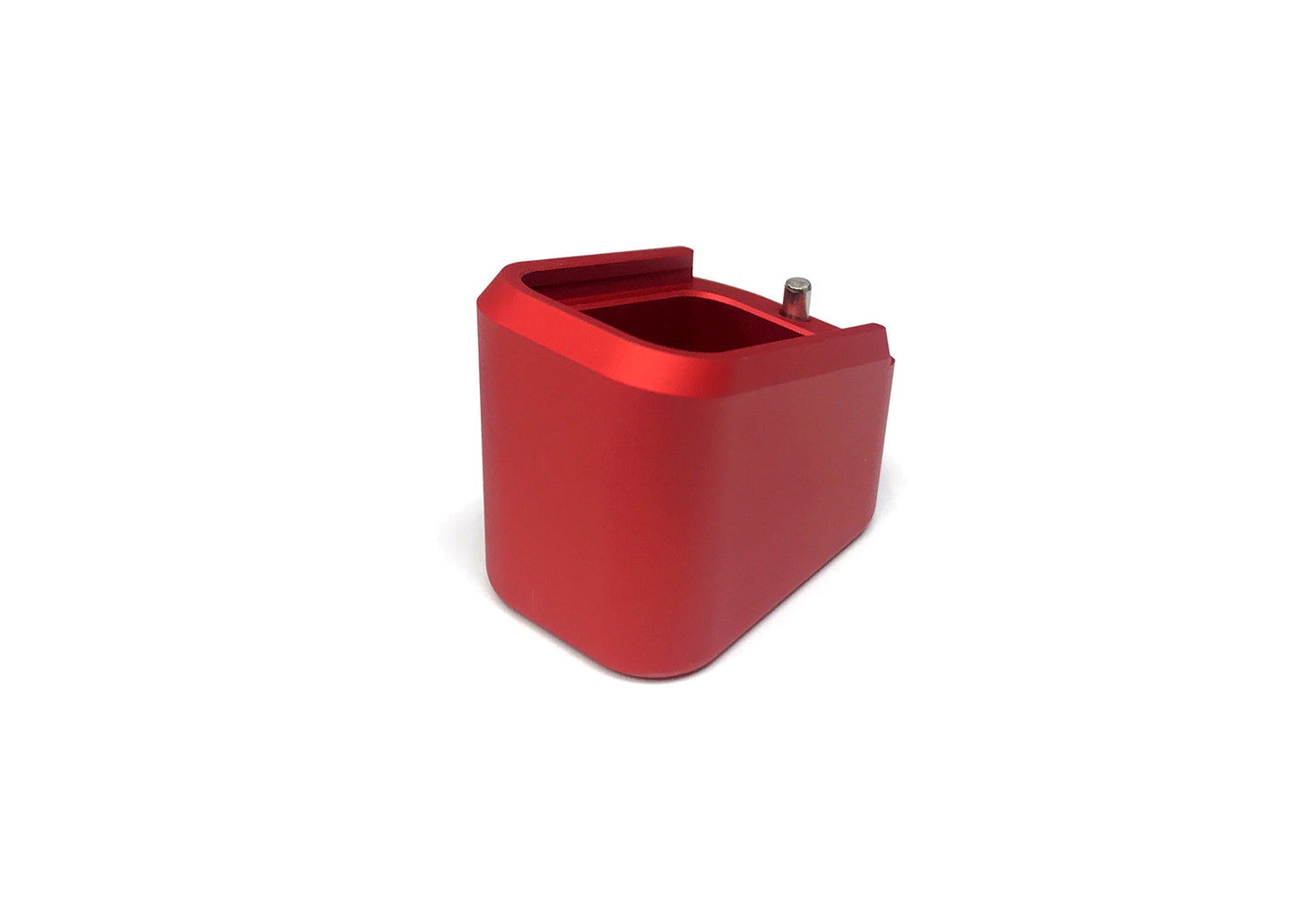 Nova CNC Aluminum T-style Magazine Pad Extension for Marui G17/18/22/34 GBB Magazine - Red