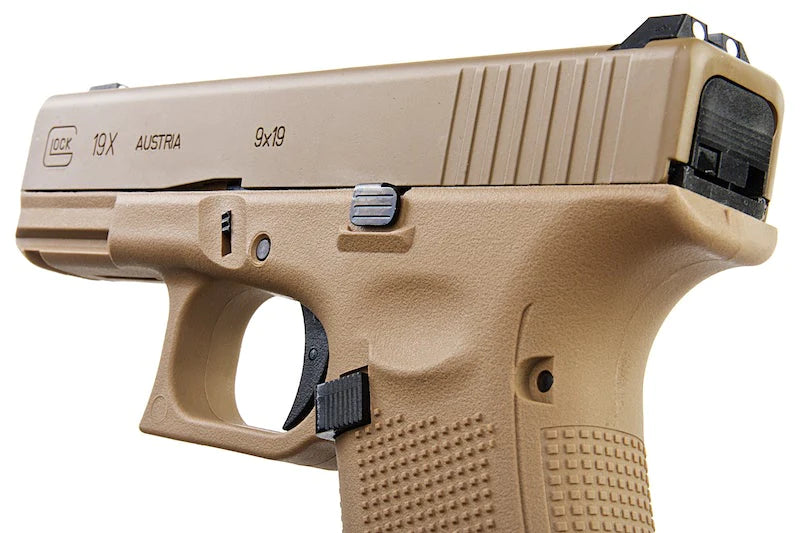 Glock 19X Co2 GBB – 1,6 Joule – Coyote - DarkBull TrendStore
