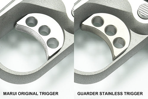 Guarder 3 Holes Stainless Trigger For MARUI V10 (Silver)