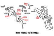 Guarder Chassis Internal Parts For MARUI V10/M1911A1/MEU/M45A1/S70/Detonics