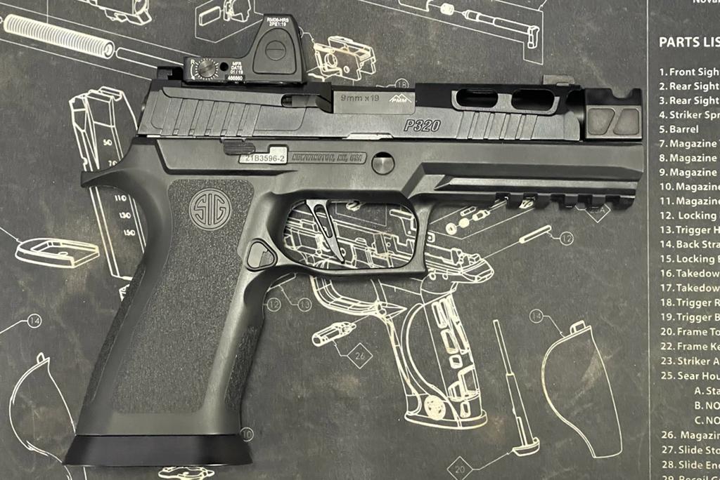 Boomarms Custom - SIG M18 + Compensator Set Airsoft GBB - Black