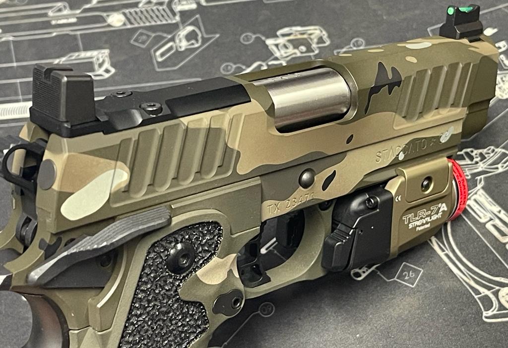 Boomarms Custom - STI Staccato C2 Custom Camo RMR Airsoft GBB ( Cerako