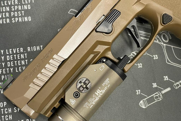 Boomarms Custom - X-FIVE AIRSOFT GBB - Full Steel in Tan color ( Cerakote )