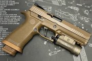 Boomarms Custom - X-FIVE AIRSOFT GBB - Full Steel in Tan color ( Cerakote )