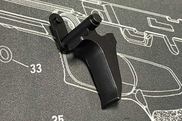 Nova CNC Steel Trigger ( Flat Type ) for SIG M17 / M18 Airsoft GBB series