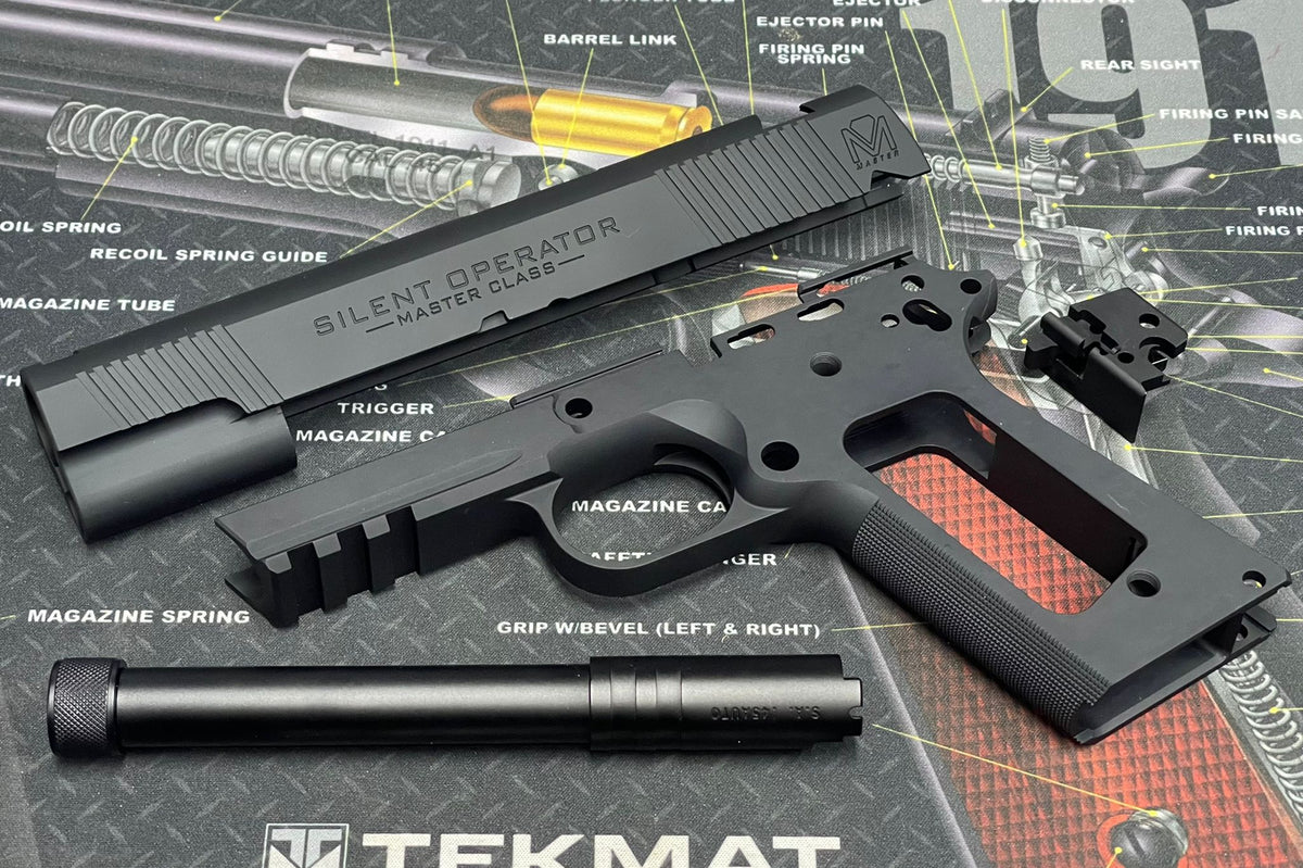 Bomber CNC Aluminum 1911 SFA Silent Operator Slide & Frame Set for Mar ...