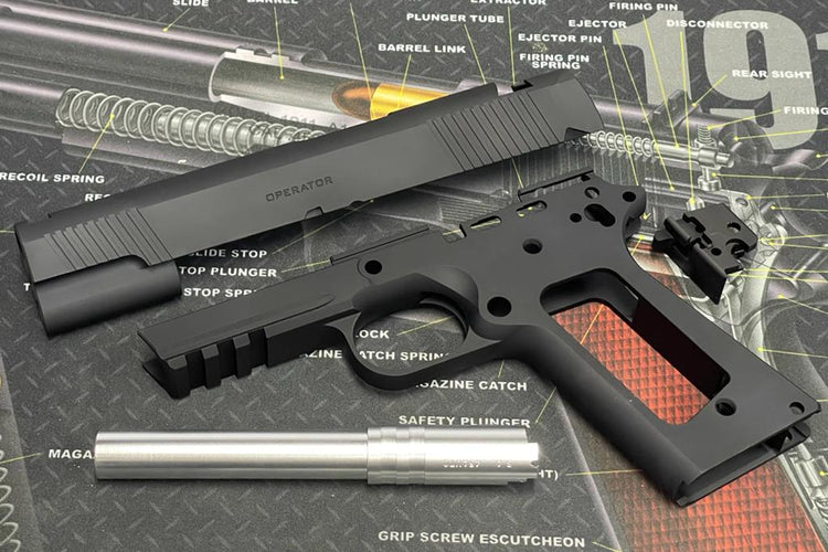 Bomber CNC Aluminum 1911 SFA Operator Slide & Frame Set for Tokyo