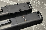 Bomber CNC Aluminum RMR-style adapter plate for Bomber / VFC Airsoft MOS slide