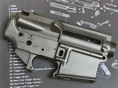 Nova Forged Aluminum Colt M4 MWS Receiver with Hop Up Chamber&nbsp;Set for Tokyo Marui MWS GBB system ( Licensed )