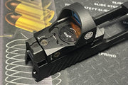 Bomber Mount Base with Raised Rear Sight for SIG / VFC M17 / M18 GBB Series - SIG style sight version