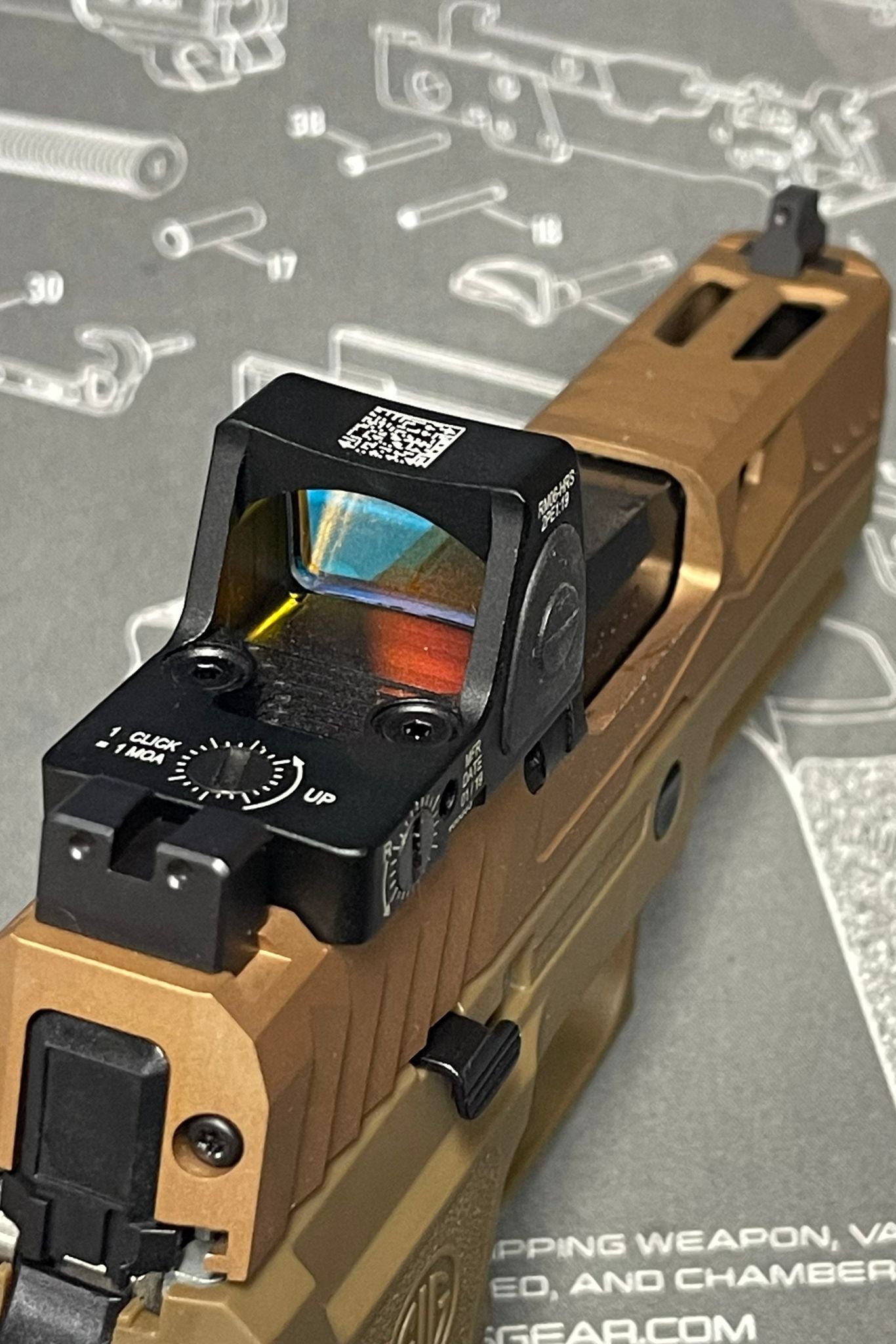 Boomarms Custom Nos style ( Reptile Cut ) airsoft GBB Duracoat Tan