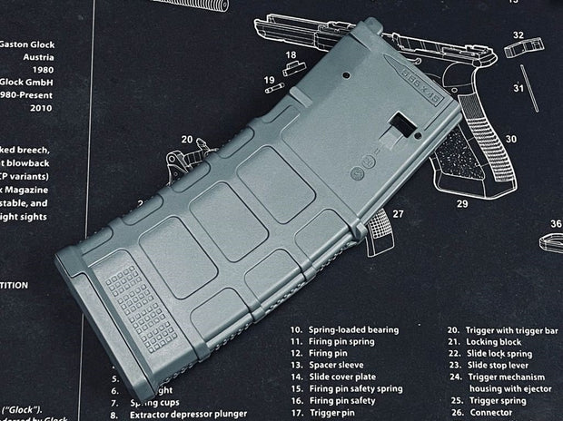 Ace 1 arms ( SAA ) PMAG 35 Rds Magazine for TM MWS GBBR series - Grey