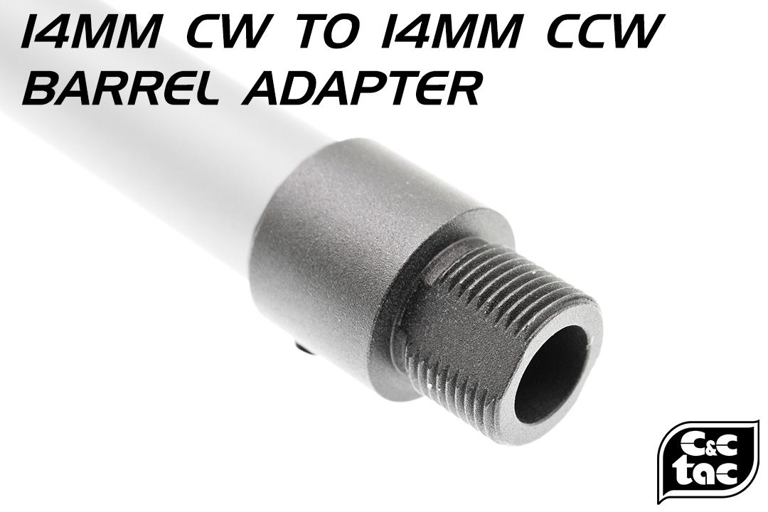 C&C Tac 14mm CW to 14mm CCW Thread Barrel Adapter ( 6061-T6 Aluminum ...
