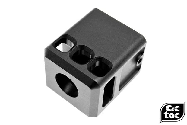 C&C Tac GLK Style Compensator 14mm CW / CCW Thread ( G Model Combat Comp )