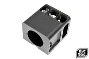 C&C Tac GLK Style Compensator 14mm CW / CCW Thread ( G Model Combat Comp )