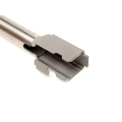 Guns Modify CNC Steel Tactical Outer Barrel ( LONE WOLF ) for Tokyo Marui G17/18C GBB G-series - Silver (14mm +)
